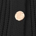 thumbnail image 6 of TGSLY Fall Button Down Sweater for Women Warm Soft Crew Neck Long Sleeve Chunky Knit Cropped Cardigan Loose Casual Solid Color Coat with Pockets M, 6 of 8