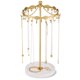 thumbnail image 1 of Soporte para Joyas Collares Giratorio con Ganchos Metálicos, Estante Joyero Porta Carruseles Organizador Colgador Independiente para Collares Largos Cadenas -Oro, 1 of 6