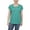 Emerald, variant on Petite Grommet Neck Knit Short Extended Sleeve Top Doeskin PL