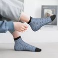 thumbnail image 5 of Goofa Cute Whale Pattern Non Slip Socks with Grips for Elderly, Crew Socks Yoga Hospital Socks Cushioned Sole Gripper Socks for Men Women, 5 of 5