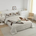 YST Mallard Duck Comforter Full Wild Animal Bedding Set, Grey