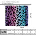 thumbnail image 2 of Leopard Blackout Curtains, Colored Leopard Animal Cheetah on Neon Background Print, Window Treatments Retro Rod Pocket Thermal Insulation Drapes for Bedroom Living Room, 84" W X 84" L, 2 of 6