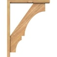 thumbnail image 3 of Ekena Millwork 3 1/2"W x 24"D x 32"H Balboa Block Smooth Bracket w/ Offset Brace, Western Red Cedar, 3 of 25