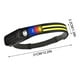 thumbnail image 2 of Faro delantero LED COB USB Recargable | Ancho de haz de 230° | Sensor de inducción sin rebote | Correr de noche, Senderismo, Ciclismo, Seguridad al aire libre, Paseo de perros | Cabezal ajustable, 2 of 2