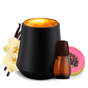 Air Wick Essential Mist Starter Kit Difuser 3 Refills Vanilla & Pink Papaya C2