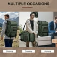 thumbnail image 5 of WITZMAN Carry on Travel Backpack for Men Airline Approved Convertible Nylon Duffle Backpack Luggage Bag(B682 Army Green), 5 of 11