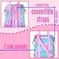 thumbnail image 4 of Lilly Pulitzer Insulted Backpack Cooler Large Capacity, Pink/Blue Portable Soft Cooler Bag for Picnics, Beach, Pool, Hiking, Best Fishes, 4 of 7