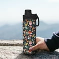 thumbnail image 7 of Cauagu Autumn Fox Owl Print 18oz Vacuum Insulated Stainless Steel Water Bottle,Coffee Travel Mug Spill Proof with Lid,Thermos Cup for Keep Hot/Ice Water Drinks, 7 of 7