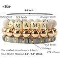 thumbnail image 3 of NICKSUN Mama Bracelets For Women Chunky Stack Gold Layered Beaded Bracelet Jewelry Birthday for Mother Gold Plated Charm Bracelets for New Mom, 3 of 7