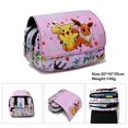 thumbnail image 3 of Estuche de lápices portátil de Pokémon, estuche mediano y pequeño para estudiantes, Material de nailon para aprender papelería, bolsillo de Pikachu, regalo de juguete de Anime, 3 of 4