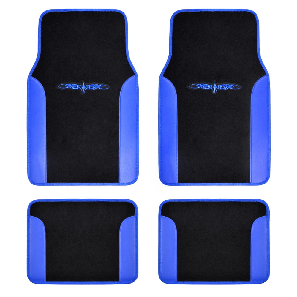 BDK Design Car Floor Mats 4 Pieces Carpet with Unique Design