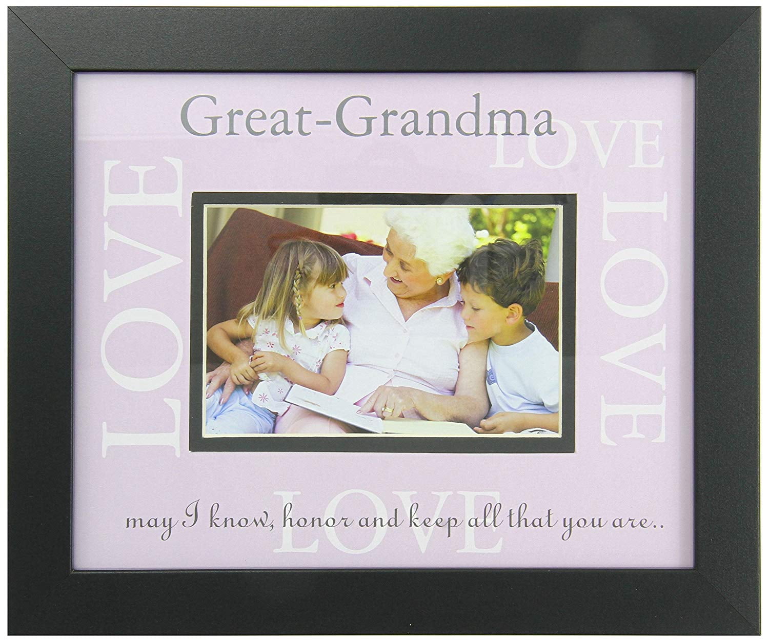 . Love Great Grandma Picture Frame, 8x10 black classic great grandma