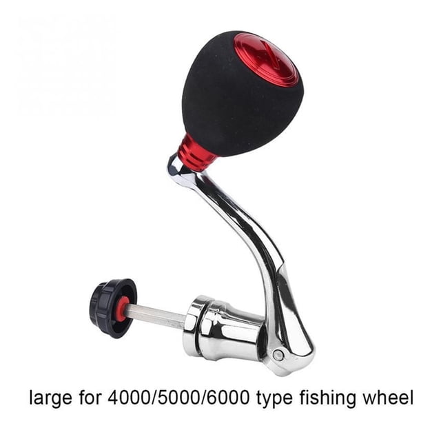 Reel Replacement Power Handle Fishing Reel Handle Knob Spinning Handle Metal Rocker Arm Grip For Spinning Fishing Reel Accessory ,Rigid Aluminum Skeletal Frame