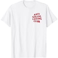 thumbnail image 1 of Anti Social Lifting Club Camiseta con logotipo rojo, 1 of 2