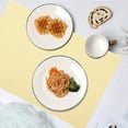 thumbnail image 4 of 1 pcs Placemats Woven Vinyl Place Mats for Dining Table Wipe Clean Heat Resistant Washable Kitchen Table Mats Washable Durable Place Mats, 17.7"x11.8", 4 of 9