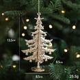 thumbnail image 1 of Colgante de Oro Ganfancp Navidad Adornos de Ciervo Copos de Nieve, 1 of 2