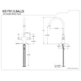 thumbnail image 2 of Kingston Brass KS1768ALLS Kitchen Faucet, Brushed Nickel, 2 of 2