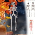 thumbnail image 4 of Diceymbol Halloween Outdoor Decor Skeleton Full Size Outdoor Skeleton Mini Plastic Skeleton Bones Skeleton Figure Decorative Skulls Kitchen Decor Halloween Skeleton Plastic Human Skull Pendant, 4 of 7