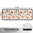 thumbnail image 5 of Kitchen Rugs Sets Of 2,Pioneer Flower Floral Print Pattern Anti Fatigue Kitchen Mat Rugs Non Slip Washable,Decorative Kitchen Floor Mats for Kitchen,Sink,Laundry,17"x47"+17"x47", 5 of 5
