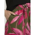 thumbnail image 4 of Time and Tru Women's Linen Blend Pull On Shorts, 3.5" Inseam, Sizes XS-XXXL, 4 of 5