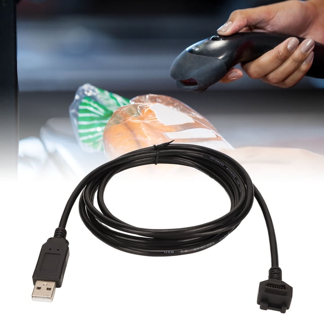 Cable USB De 6,6 Pies Para Verifone VX820 VX810 14pin IDC A USB 480 Mbps Transmisión De Datos Estable Cable De Escáner USB Para Oficina