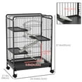 thumbnail image 3 of PawHut 4-Tier Small Animal Cage for Rabbit Ferret Chinchilla W/ Tray, 3 of 10