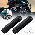 thumbnail image 7 of Universal Black Motorcycle Front Rubber Fork Boots Cover to Protect Absorber from Dust for Normal Motorcycle Use, 7 of 7