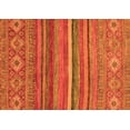 thumbnail image 1 of Ahgly Company Indoor Rectangle Abstract Orange Modern Area Rugs, 2' x 5', 1 of 4