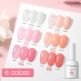 thumbnail image 3 of 6Pcs Jelly Gel Nail Polish Set-Soak Off UV LED Nail Gel,Milky Pink & Natural Tones,Long Lasting Nail Gel Kit for Salon and Home Use 10ML, 3 of 10
