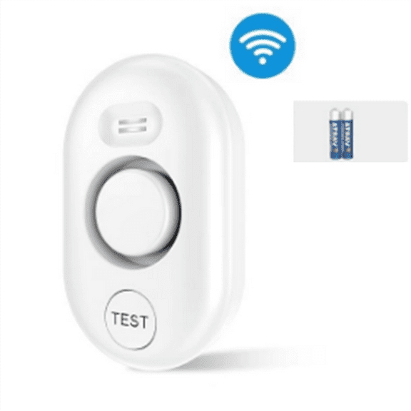 Water Leak Detector Sensor Alarm: Home Water Flooding Monitor Smart Sink Overflow Monitoring,1 * Water Detector,White