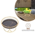 thumbnail image 1 of IDEANATEGRATE Bowl Decorativo De Hierro Negro Con Hueco Multiusos Para Almacenamiento En Cocina Hogar, 1 of 8