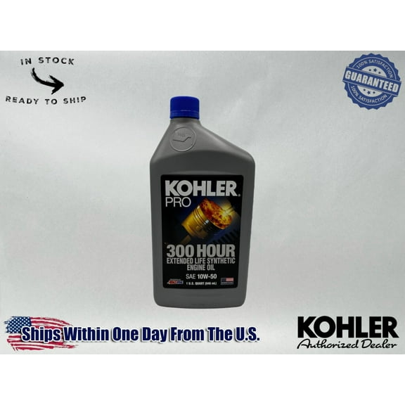 Kohler Genuine OEM Pro SAE 10W-50 Extended Life Synthetic Oil 25 357 72-S