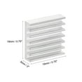 thumbnail image 4 of Uxcell Silver Tone Sticky Aluminum Heatsink Electronics Cooler 0.75 x 0.75 x 0.2 inch 10 Pcs, 4 of 5