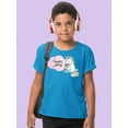 thumbnail image 2 of More Candy, Cute Unicorn T-Shirt Juniors -Image by Shutterstock,  Large, 2 of 4