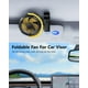 thumbnail image 2 of Ventilador de coche con clip xuenair, funciona con pilas, recargable, amarillo, 2 of 9