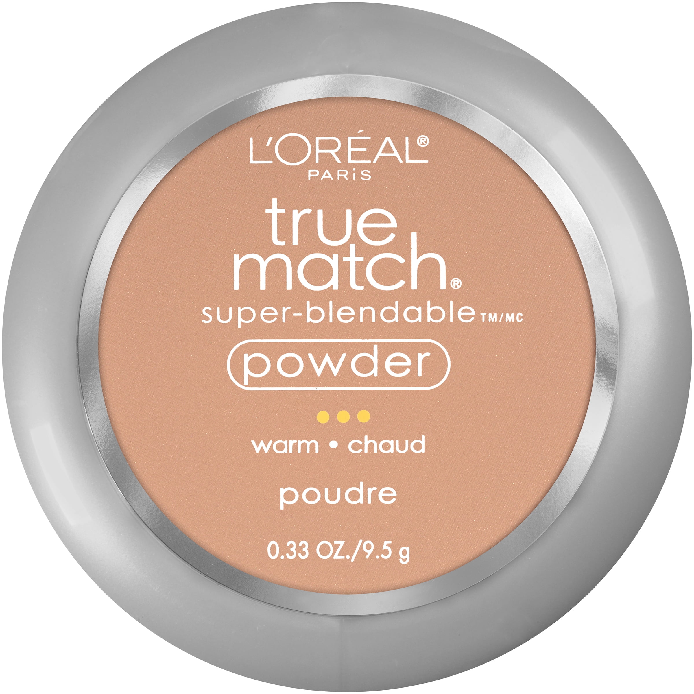 L'Oreal Paris True Match Super-Blendable Oil Free Makeup Powder, Sun Beige,  0.33 oz - Walmart.com