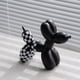 thumbnail image 5 of Globo con patrón de coche de carreras a cuadros en blanco y negro, estatua de perro, artesanías, decoraciones de escritorio para sala de estar, moderno hecho a mano, 5 of 5