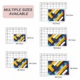 thumbnail image 6 of Yellow Blue Red Geometric Outdoor Rug for Patio/Deck/Porch, Non-Slip Large Area Rug 4 x 6 Ft, Modern Color Splash Indoor Outdoor Rugs Washable Area Rugs, Reversible Camping Rug Carpet Runner, 6 of 8