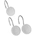 thumbnail image 3 of White "Color Rounds" resin shower curtain hooks, set of 12, 3 of 3