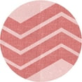 thumbnail image 1 of Ahgly Company Machine Washable Indoor Round Transitional Red Area Rugs, 3' Round, 1 of 7