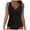 Black, variant on vigerkar Tankini Tops for Women Tummy Control No Underwire Bathing Suits Twist Swimwear Push Up Tops Only Dark Green, XXL