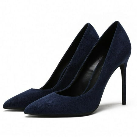 

YCNYCHCHY New Office Work Women Genuine Kid Suede Leather High Heels Classic Design Fashion Pumps Concise Sexy Female Spring Shoes
