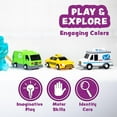thumbnail image 6 of Tub Works Vehicles Bath Cars Mold Free Bath Toys, 6 Pack, Sealed, No Hole Bath Toys, 6 of 8