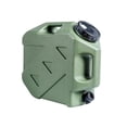 thumbnail image 3 of Contenedor de agua con grifo, barril de 15 l, gran capacidad, para transportar agua potable. Verde, 3 of 7