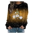 thumbnail image 1 of Japceit Chandails de Noël Aguichant pour Femmes Longs Chandails de Noël pour Femmes Chandail à Capuche Imprimé de Noël pour Femmes à Manches Longues à Col Rond Chandail Aguichant de Noël pour Femmes, 1 of 6