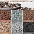 thumbnail image 6 of 48lb Mix Horticultural Lava Rocks for Plants, 3/8" Colorful Succulent Potting Soil Amendments, Decorative Gravel for Cactus, Bonsai Gritty Rock, Pebbles Pumice for Vase Fillers, Top Dressing, 6 of 6