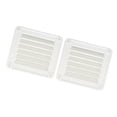 thumbnail image 1 of 2pcs Air Vent Ventilation Opening Side Exhaust Port Rectangular Ventilation Opening, 1 of 8