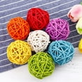 thumbnail image 2 of Promotion Clearance 12Pcs Rattan Ball Ornaments Decorative Crafts Garden Wedding Party, 2 of 6