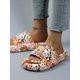 thumbnail image 5 of Women Cartoon Graphic Single Band Slides, Preppy Outdoor EVA Slides, 5 of 5
