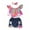 Tie-Dye, variant on Toddler Girls Outfit Cotton Tie-Dye Tops Casual There Pieces Clothing Sets for Girls Size 2-3T